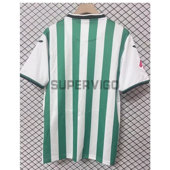 Camiseta Córdoba CF Primera Equipación 2025/2026 Verde/Blanco con Parche La Liga