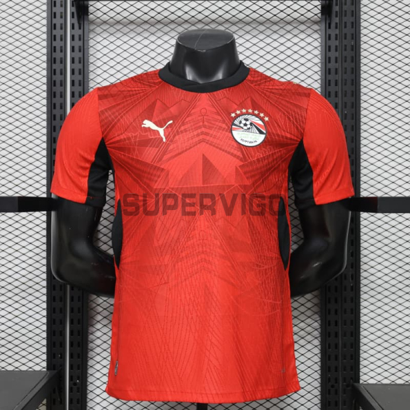 Camiseta Egipto Primera Equipación Mundial 2026 Rojo (EDICIÓN JUGADOR)