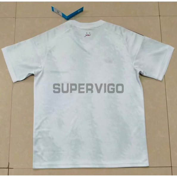 Camiseta Qatar Segunda Equipación Mundial 2026 Blanco