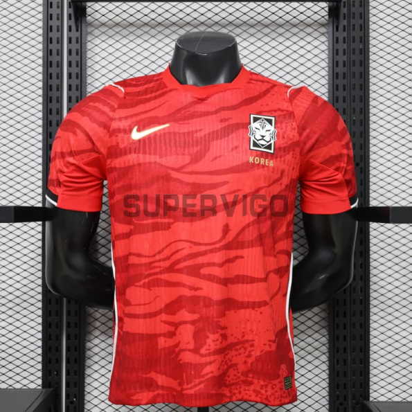 Camiseta Corea del Sur Primera Equipación Mundial 2026 Rojo (EDICIÓN JUGADOR)