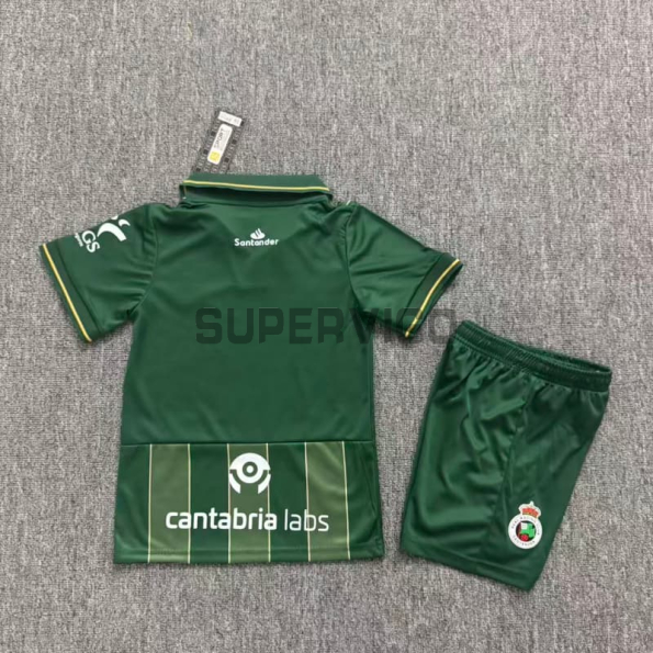Camiseta Racing de Santander Segunda Equipación 2026/2027 Verde Oscuro Niño Kit