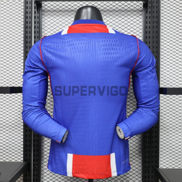 Camiseta PSG Primera Equipación 2026/2027 ML Azul/Rojo (EDICIÓN JUGADOR)