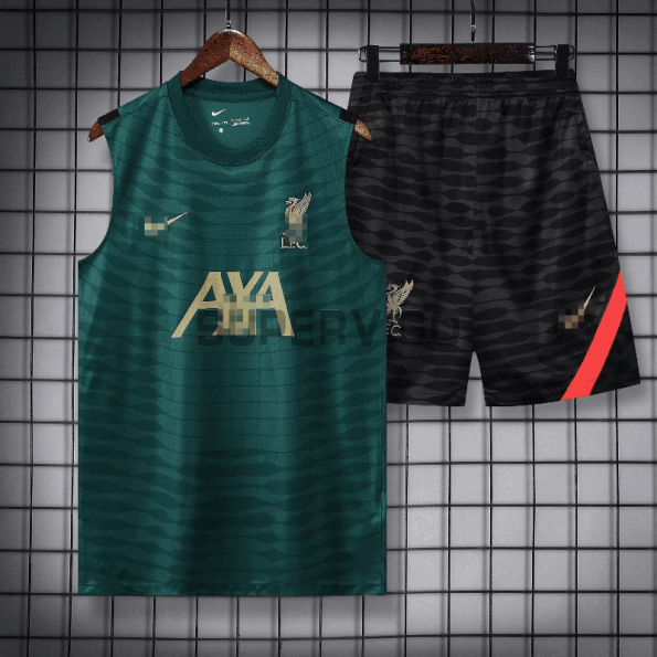Camiseta de Entrenamiento Liverpool Sin Mangas 2022/2023 Kit Verde