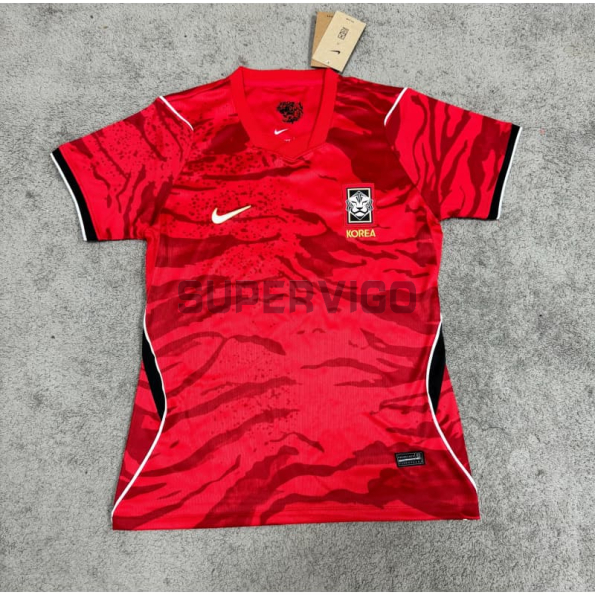 Camiseta Corea del Sur Primera Equipación Mundial 2026 Rojo Mujer