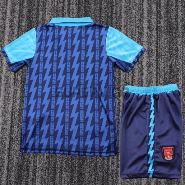 Camiseta Arsenal Segunda Equipación Retro 1994/95 Azul Niño Kit