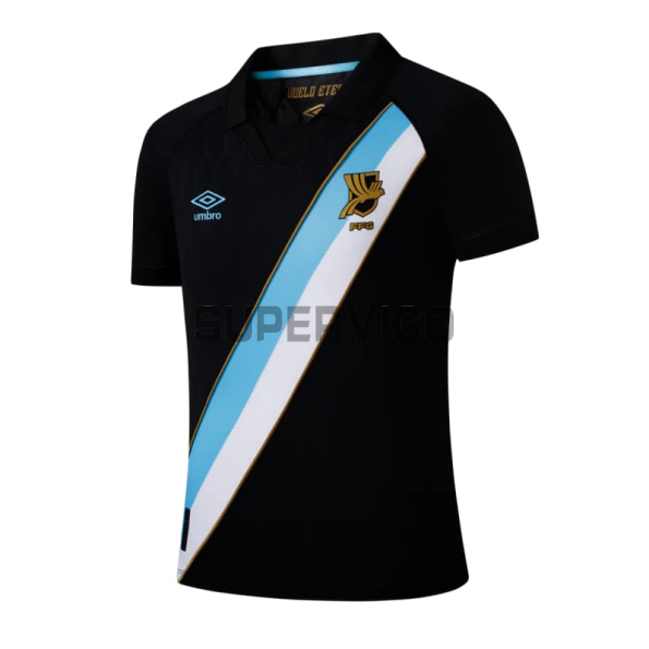 Camiseta Guatemala Segunda Equipación Mundial 2026 Negro/Blanco/Azul