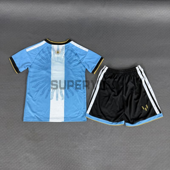 Camiseta Argentina 2026 Messi Edición Despedida Niño Kit