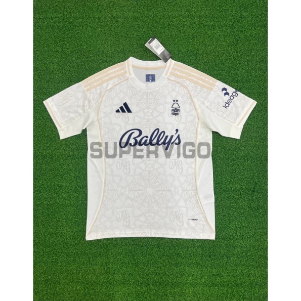 Camiseta Nottingham Forest Segunda Equipación 2025/2026 Blanco
