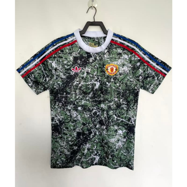 Camiseta Manchester United x Stone Roses 2026/2027 Edición Especial Gris/Verde