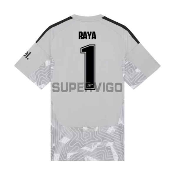 Camiseta de Portero RAYA 1 Arsenal Primera Equipación 2026/2027 Gris UCL