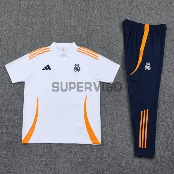 Polo Real Madrid 2024/2025 Kit Blanco