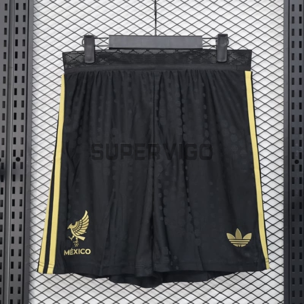 Camiseta México Tercera Equipación 2025 Negro (EDICIÓN JUGADOR)