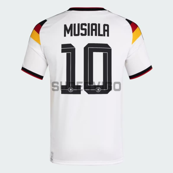 Camiseta Musiala 10 Alemania Primera Equipación 2026 Blanco