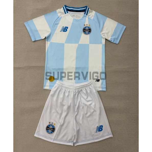 Camiseta Gremio Segunda Equipación 2026/2027 Azul Claro/Blanco Niño Kit