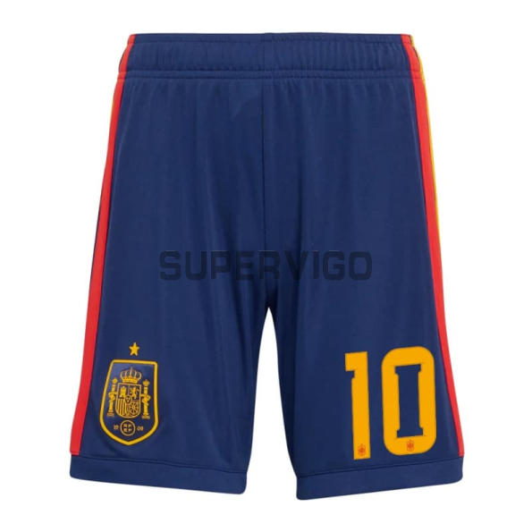 Camiseta Olmo 10 España Primera Equipación 2026 ML Rojo/Azul