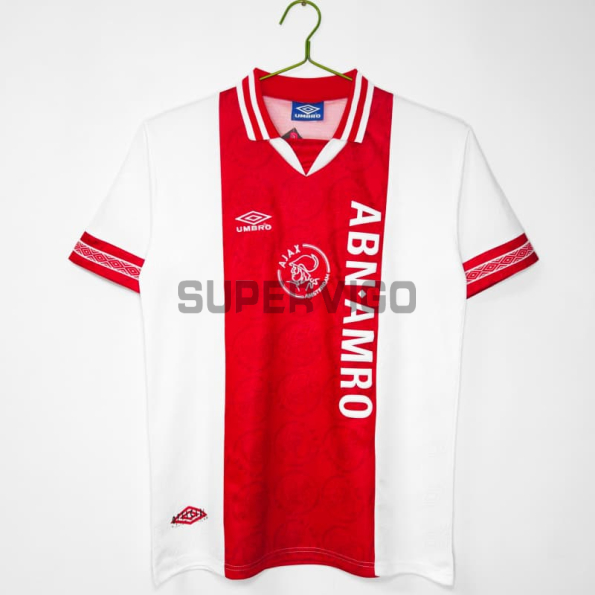 Camiseta Ajax Primera Equipación Retro 1994/95 Rojo/Blanco
