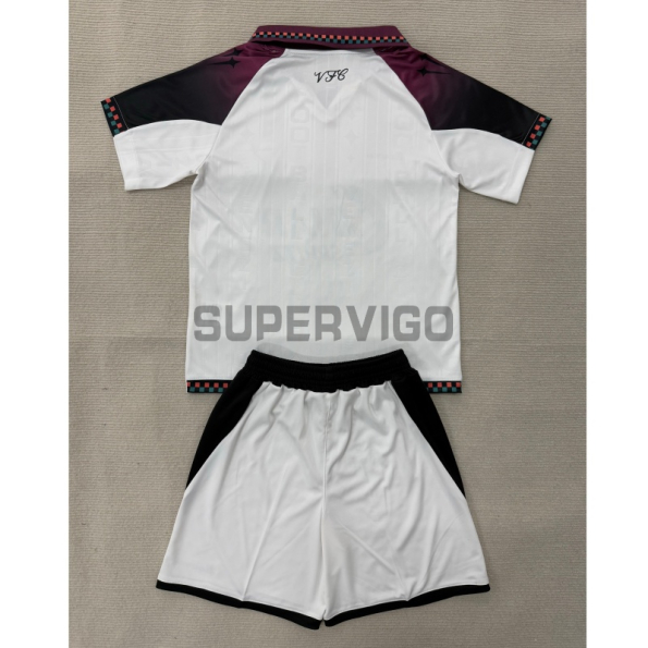 Camiseta Venezia FC Segunda Equipación 2025/2026 Beige/Rojo Oscuro Niño Kit