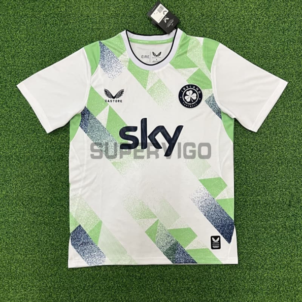 Camiseta Irland Segunda Equipación Mundial 2026 Blanco/Verde Claro