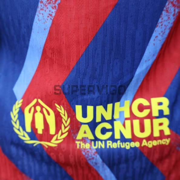 Camiseta Barcelona Cuarta Equipación 2025/2026 Azul/Rojo (EDICIÓN JUGADOR)