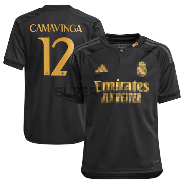 Camiseta Camavinga 12 Real Madrid Tercera Equipación 2023/2024