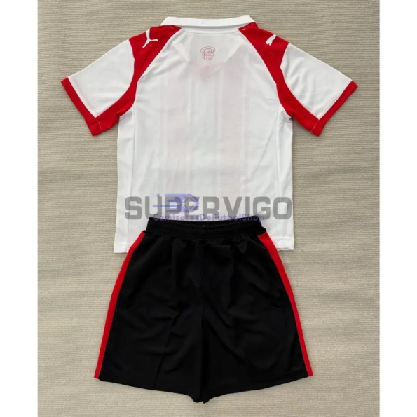 Camiseta Southampton Primera Equipación 2025/2026 Rojo/Blanco Niño Kit
