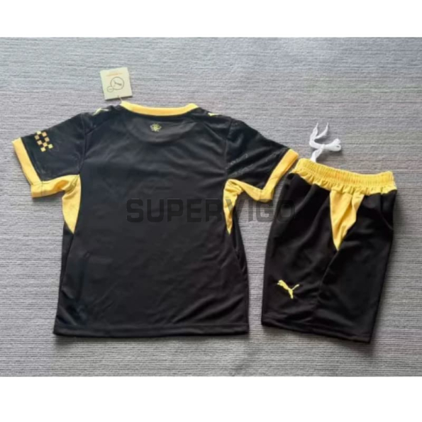 Camiseta Manchester City Segunda Equipación 20262027 Negro Niño Kit