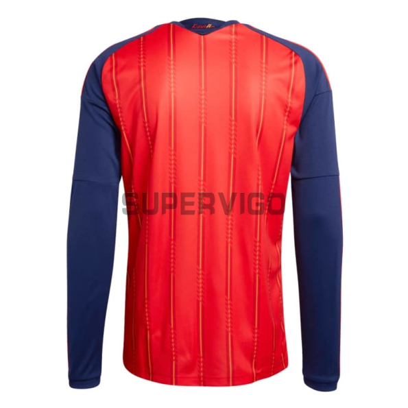 Camiseta España Primera Equipación Mundial 2026 ML Rojo/Azul