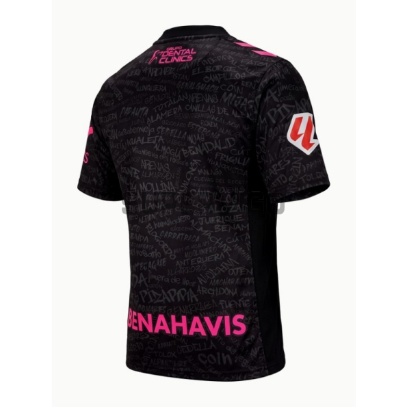 Camiseta Málaga CF Tercera Equipación 2026/2027 Negro con Parche La Liga