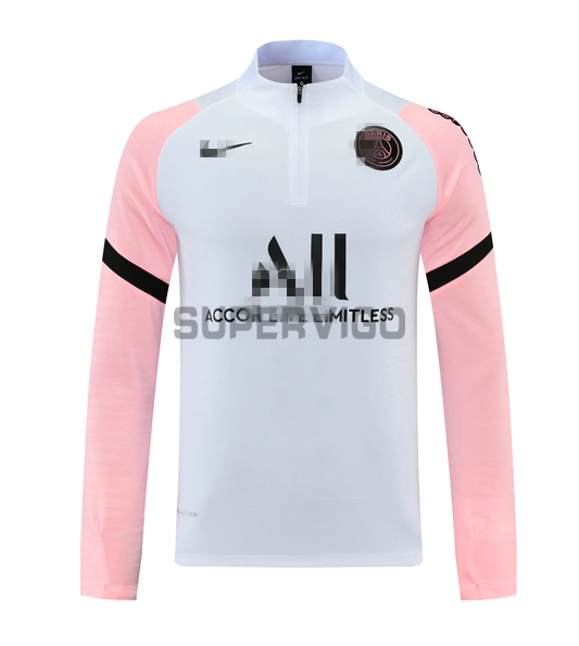 Chándal Entrenamiento Niños Paris Saint-Germain Blanco Rosa X 2021-2022