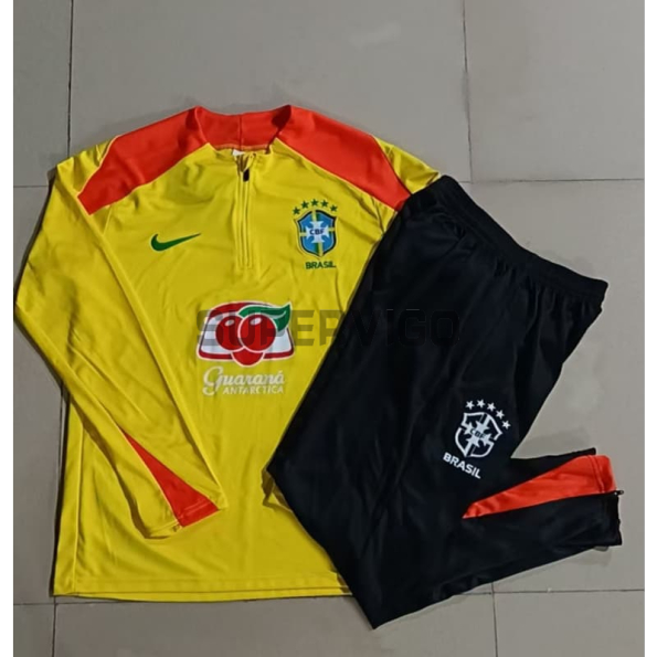 Sudadera De Entrenamiento Brasil 2025/2026 Amarillo