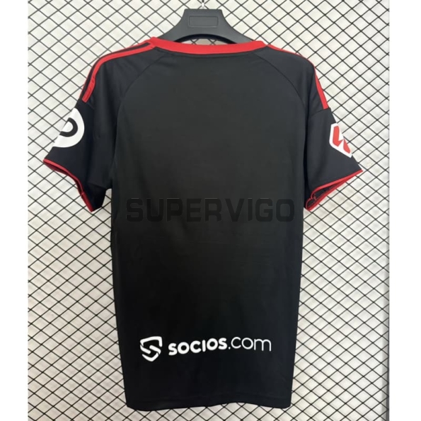 Camiseta Sevilla FC Tercera Equipación 2025/2026 Negro con Parche La Liga