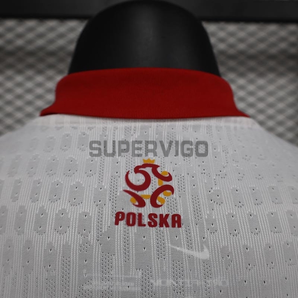 Camiseta Polonia Primera Equipación 2024 (EDICIÓN JUGADOR)
