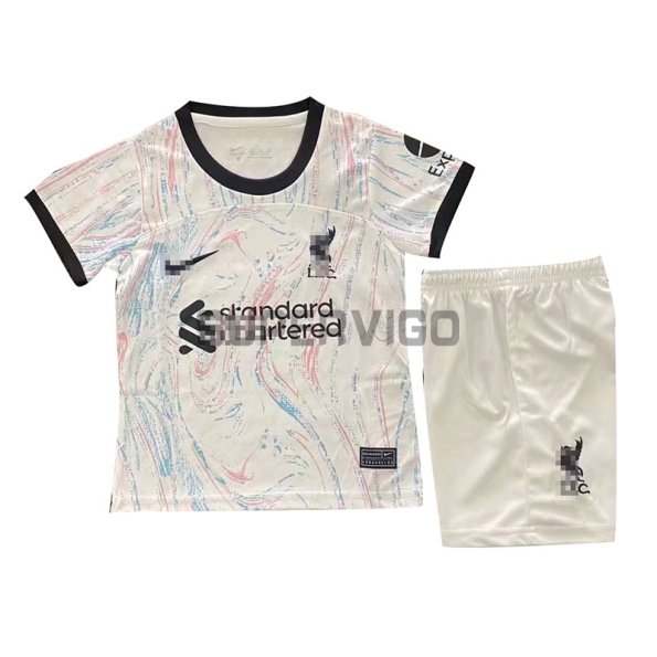 Liverpool Kid's Soccer Jersey Kit White 2022/2023