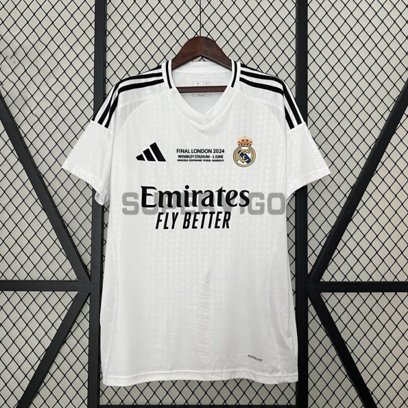 Camiseta Real Madrid Primera Equipación 2024/2025 UCL Final Blanco