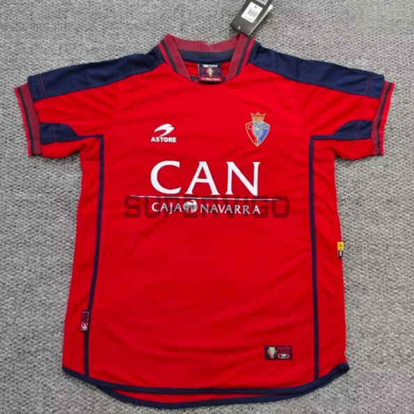 Camiseta Osasuna Primera Equipación Retro 2000/02 Rojo