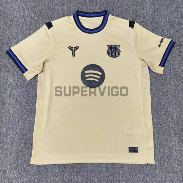 Camiseta Barcelona Segunda Equipación 2025/2026 Oro