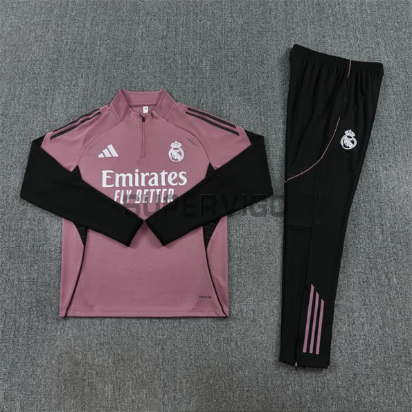 Sudadera De Entrenamiento Real Madrid 2025/2026 Kit Rosa Apagado
