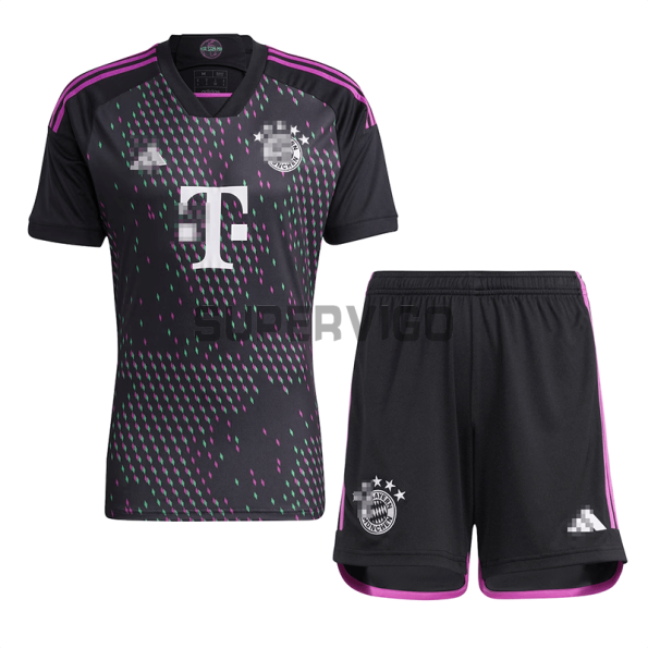 Camiseta Bayern Múnich Segunda Equipación 2023/2024 Niño Kit
