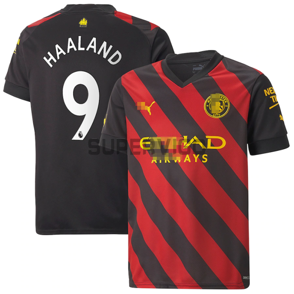 Camiseta Haaland 9 Manchester City Segudna Equipación 2022/2023