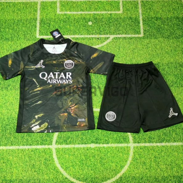 Camiseta PSG 2025/2026 Night Edition Negro Niño Kit