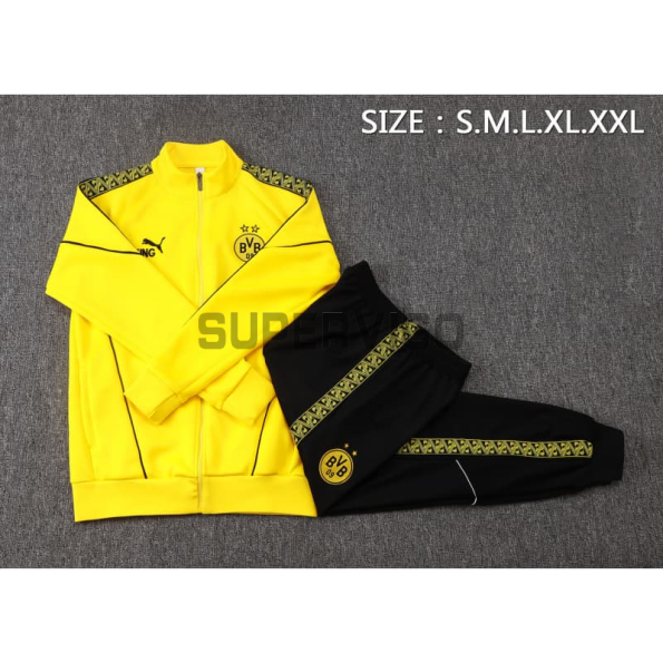 Chandal Borussia Dortmund 2025/2026 Amarillo con Estampado en Manga