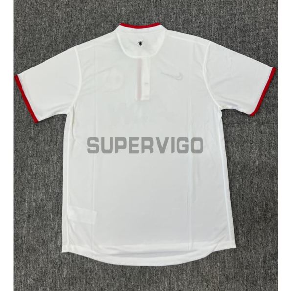 Camiseta Manchester United Segunda Equipación Retro 2012/2013 Blanco