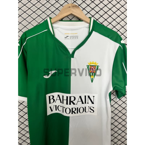 Camiseta Córdoba CF 2026/2027 Versión Retro Verde/Blanco