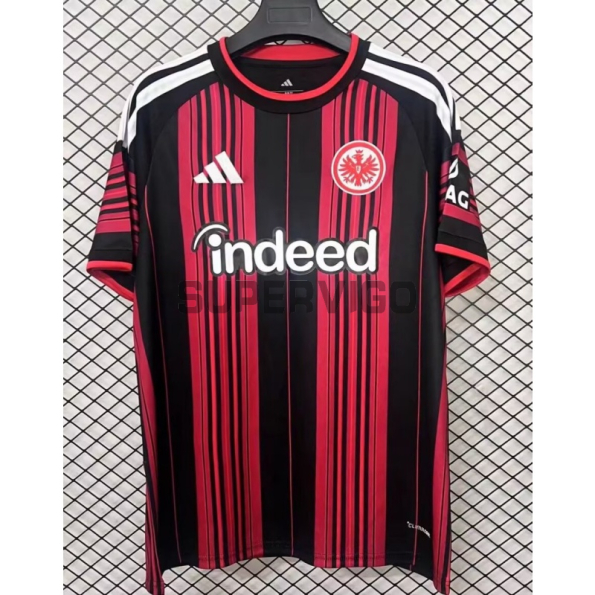 Camiseta Eintracht Fráncfort Primera Equipación 2026/2027 Rojo/Negro