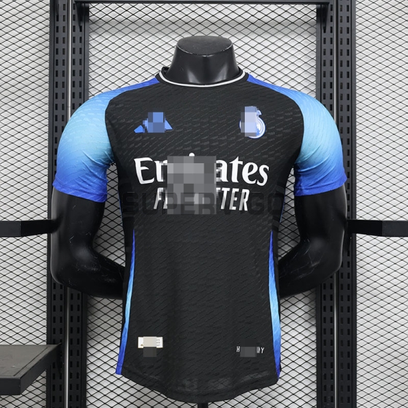 Camiseta Real Madrid 2024/2025 Negro/Azul (EDICIÓN JUGADOR)