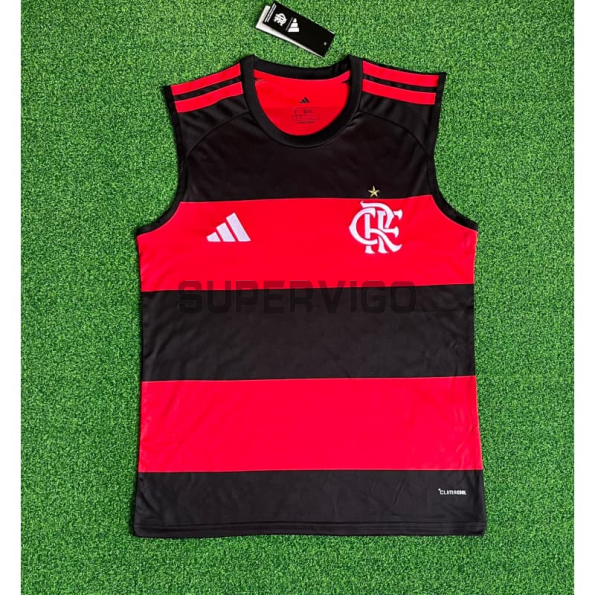 Camiseta Flamengo Sin Mangas Primera Equipación 2026/2027 Negro/Rojo