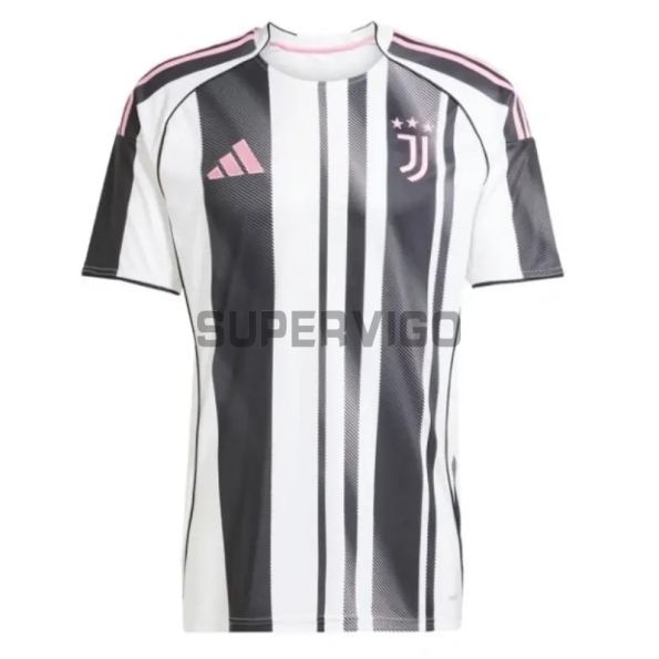 Camiseta Juventus Primera Equipación 2025/2026 Negro/Blanco