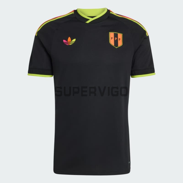 Camiseta Perú Segunda Equipación Mundial 2026 Negro