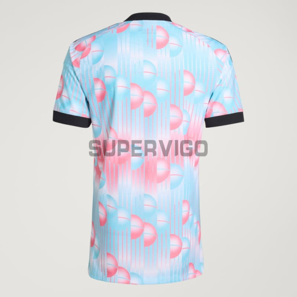 Camiseta Bélgica Segunda Equipación Mundial 2026 Rosa/Azul Claro