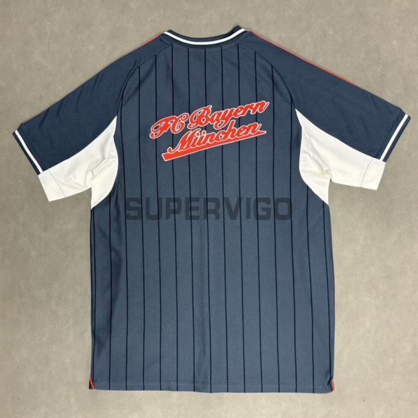 Camiseta Bayern Múnich 2025/2026 Baseball Shirt Gris